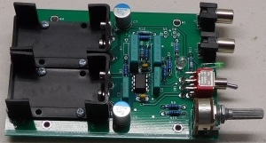 1 kHz 2 PPM oscillator PCB and components