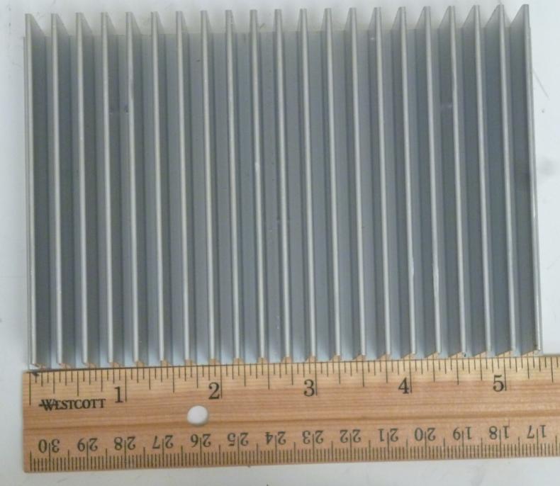 heatsink front view